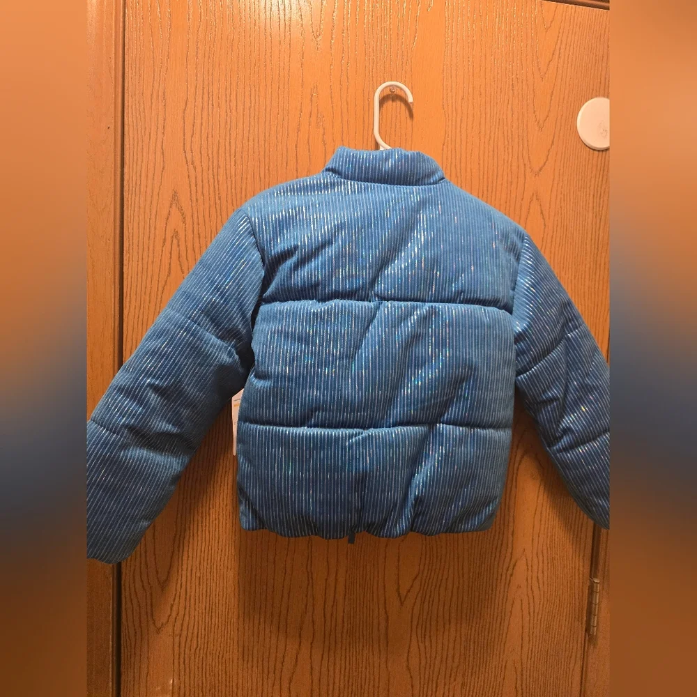 NEW Blue Kids Puffer Jacket S 7/8 - Picture 10 of 10